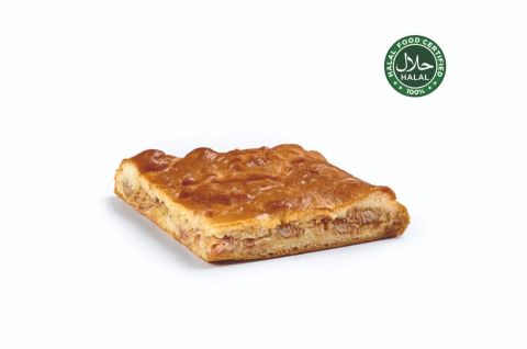 Пирог с говядиной, картофелем и луком