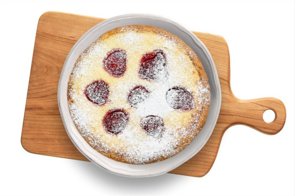 купить королевский творожник с клубникой - пироговая компания