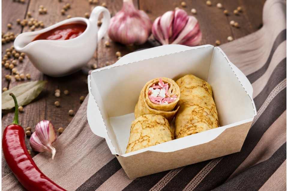 купить блинчики с ветчиной и сыром - пироговая компания