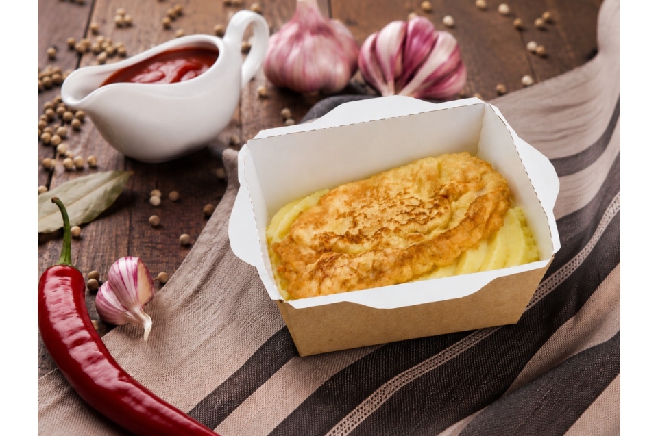 купить отбивная куриная с картофельным пюре - пироговая компания