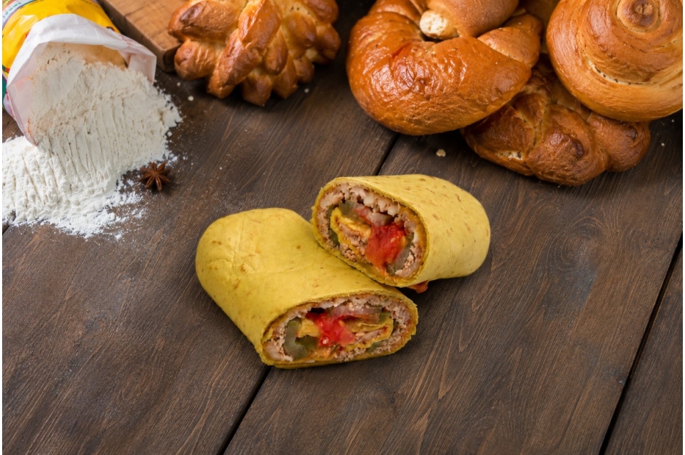 купить буррито мясное острое  - пироговая компания