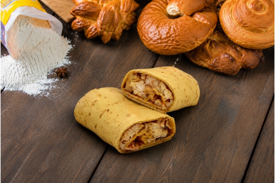купить буррито острое с курицей - пироговая компания