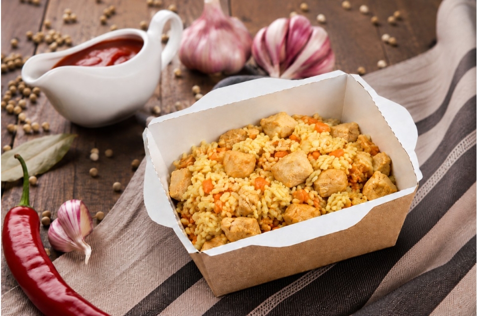 купить плов с куриным филе - пироговая компания