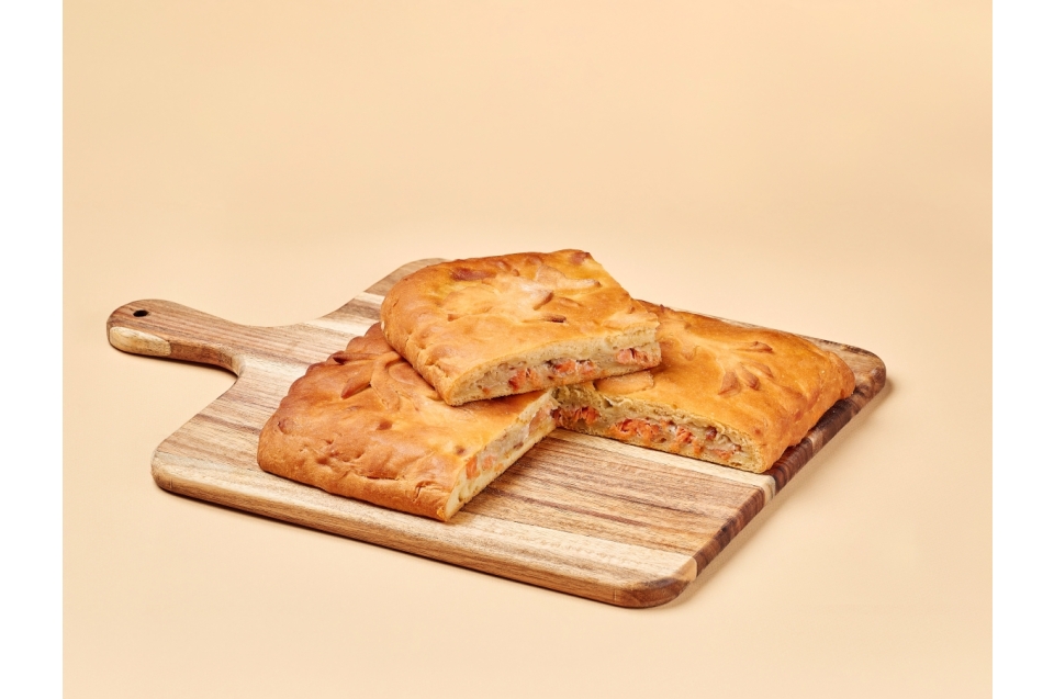 купить пирог с сёмгой и картофелем - пироговая компания