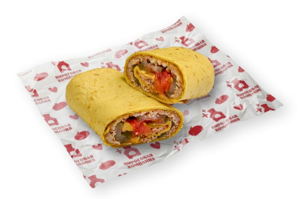 купить буррито мясное острое  - пироговая компания