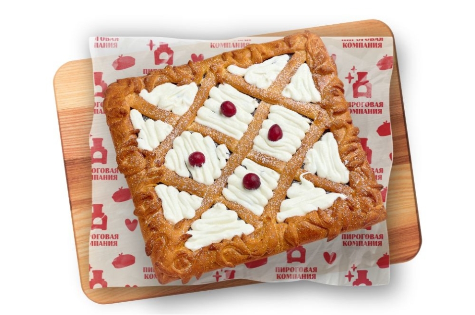 купить пирог с вишней и сметаной  - пироговая компания